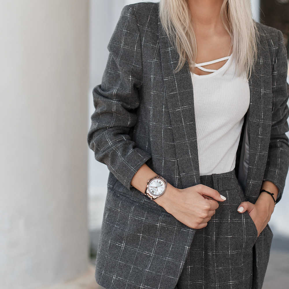 Michael Kors Whitney Quartz White Dial Rose Gold Steel Strap Watch For Women - MK6694 Buy Now By Michael Kors