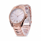 Michael Kors Whitney Quartz White Dial Rose Gold Steel Strap Watch For Women - MK6694 Buy Now By Michael Kors