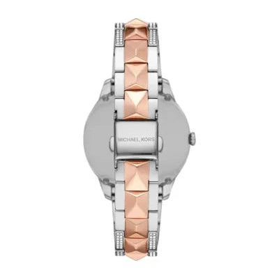 Michael Kors Runway Mercer Crystals Silver Dial Two Tone Steel Strap Watch For Women - MK6716 Buy Now By Michael Kors