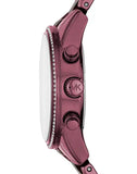 Michael Kors Ritz Chronograph Purple Dial Purple Steel Strap Watch For Women - MK6720 Buy Now By Michael Kors