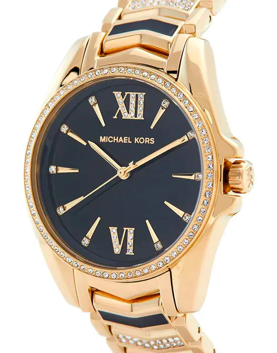 Michael Kors Whitney Quartz Black Dial Two Tone Steel Strap Watch For Women - MK6743 Buy Now By Michael Kors