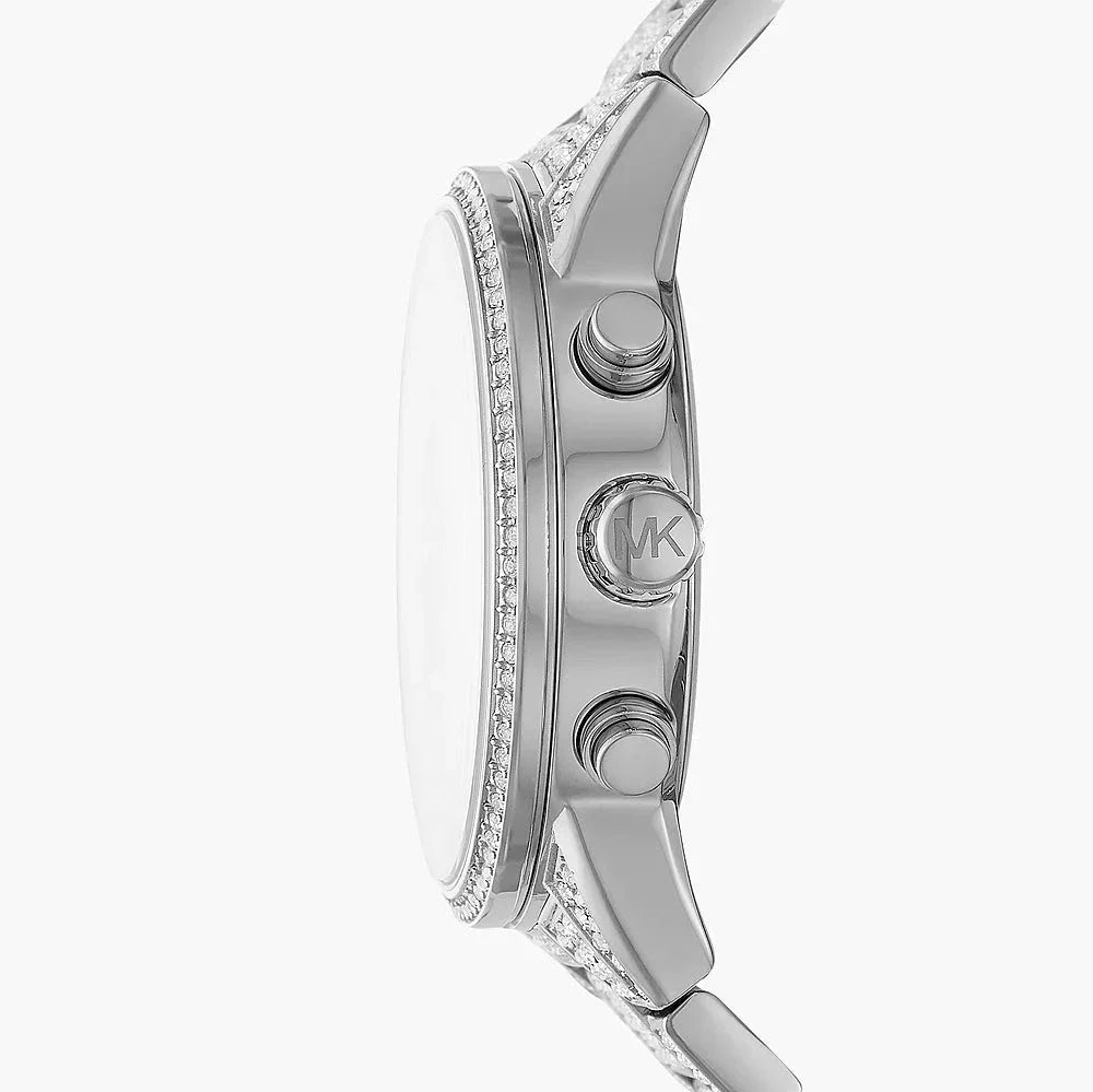 Michael Kors Ritz Chronograph Crystals Silver Dial Silver Steel Strap Watch for Women - MK6746 Buy Now By Michael Kors