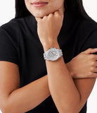 Michael Kors Ritz Chronograph Crystals Silver Dial Silver Steel Strap Watch for Women - MK6746 Buy Now By Michael Kors
