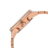 Michael Kors Ritz Three-Hand Glitz Rose Gold Dial Rose Gold Steel Strap Watch for Women - MK6748 Buy Now By Michael Kors