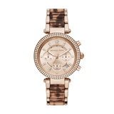 Michael Kors Parker Chronograph Rose Gold Dial Two Tone Steel Strap Watch For Women - MK6832 Buy Now By Michael Kors