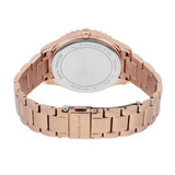 Michael Kors Layton Three Hand Pink Dial Rose Gold Steel Strap Watch For Women - MK6848 Buy Now By Michael Kors