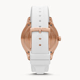 Michael Kors Runway Quartz White Dial White Rubber Strap Watch For Women - MK6853 Buy Now By Michael Kors