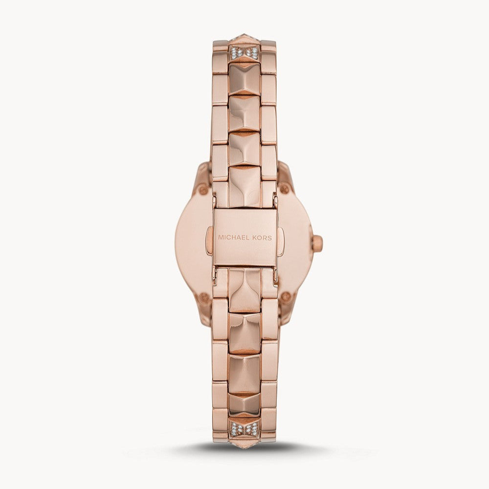 Michael Kors Runway Mother of Pearl Dial Rose Gold Steel Strap Watch For Women - MK6856 Buy Now By Michael Kors