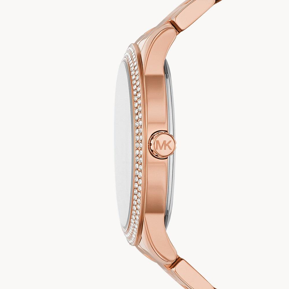 Michael Kors Tibby Quartz Rose Gold Dial Rose Gold Steel Strap Watch For Women - MK6880 Buy Now By Michael Kors