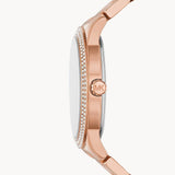 Michael Kors Tibby Quartz Rose Gold Dial Rose Gold Steel Strap Watch For Women - MK6880 Buy Now By Michael Kors