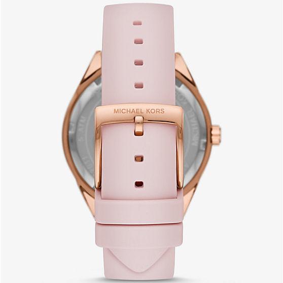 Michael Kors Quartz Pink Dial Pink Silicone Strap Watch For Women - MK6946 Buy Now By Michael Kors