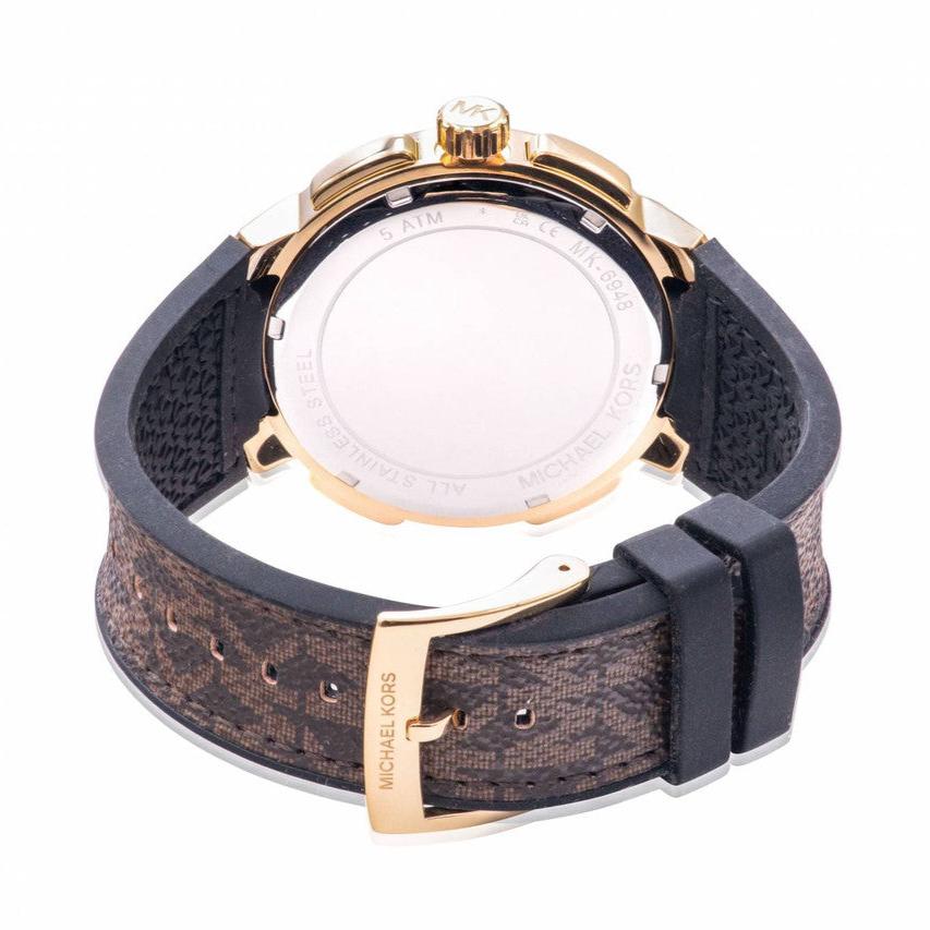 Michael Kors Sidney Multifunction White Dial Brown Leather Strap Watch For Women - MK6948 Buy Now By Michael Kors