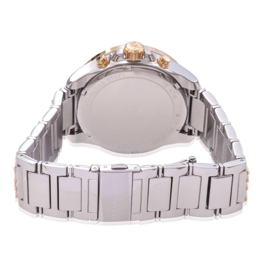 Michael Kors Wren Chronograph Crystals Silver Two Tone Steel Strap Watch for Women - MK6953 Buy Now By Michael Kors