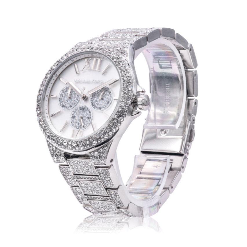 Michael Kors Camille Multifunction Crystals Silver Dial Silver Steel Strap Watch for Women - MK6957 Buy Now By Michael Kors