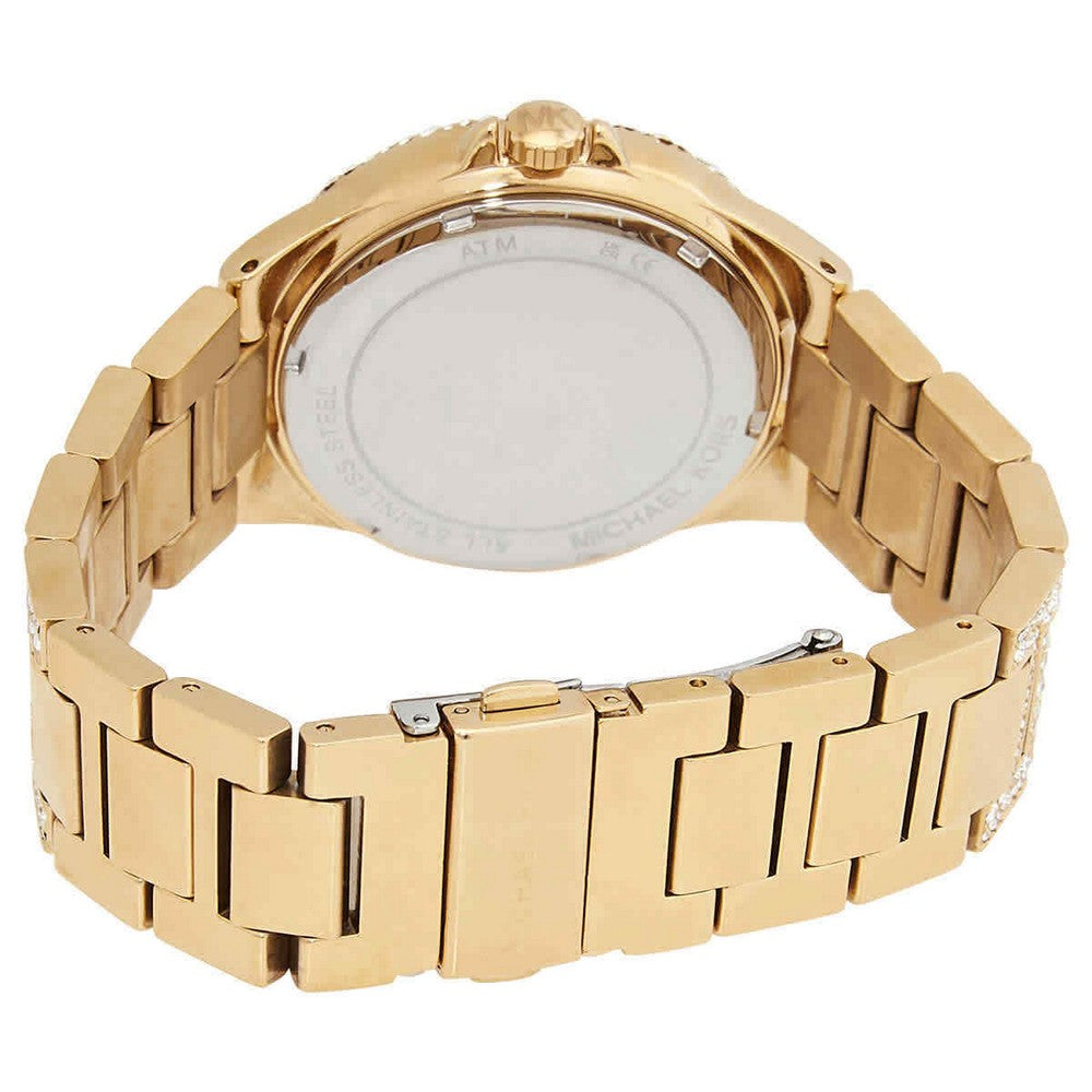 Michael Kors Camille Pavé Crystals Gold Dial Gold Steel Strap Watch for Women - MK6958 Buy Now By Michael Kors