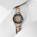 Michael Kors Runway Quartz Black Dial Two Tone Steel Strap Watch For Women - MK6960 Buy Now By Michael Kors