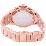 Michael Kors Everest Chronograph Black Dial Rose Gold Steel Strap Watch for Women - MK6972 Buy Now By Michael Kors