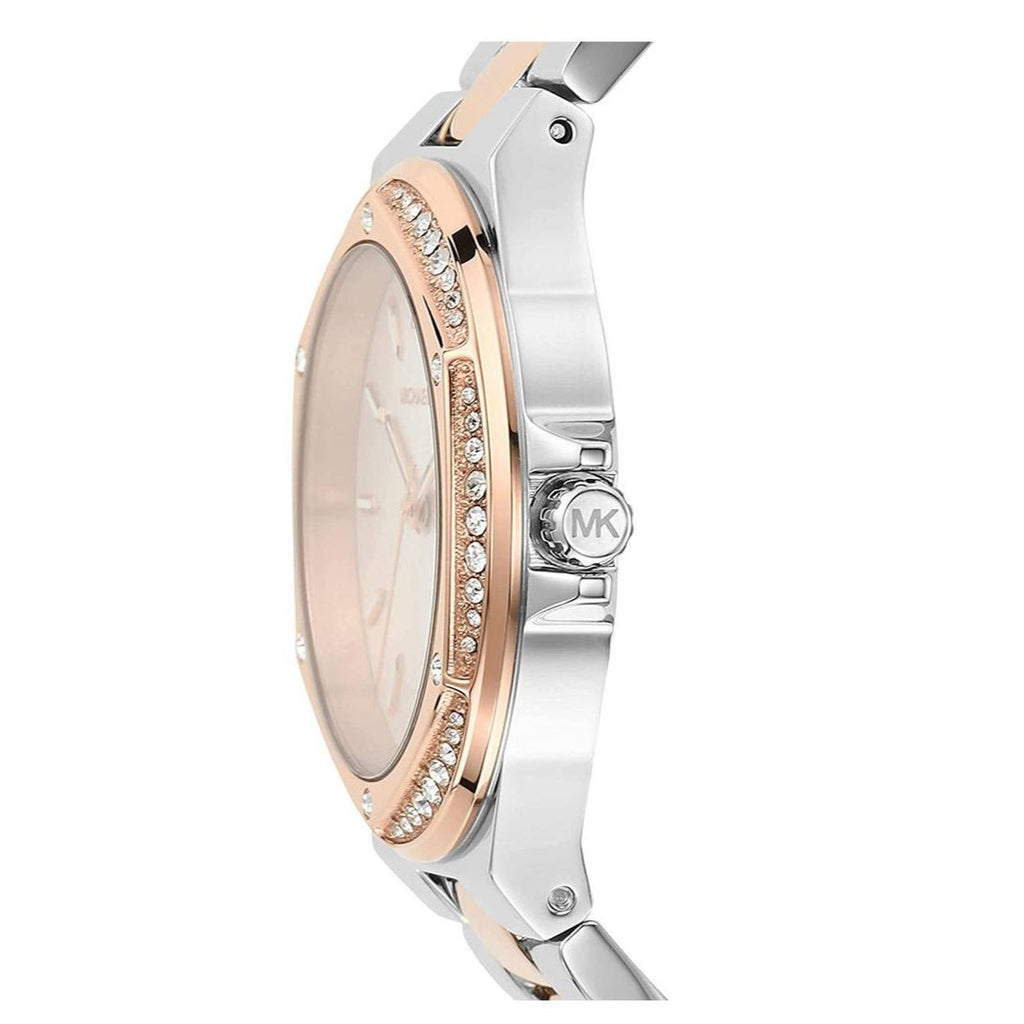 Michael Kors Lennox Three Hand Quartz Silver Dial Two Tone Steel Strap Watch For Women - MK6989 Buy Now By Michael Kors