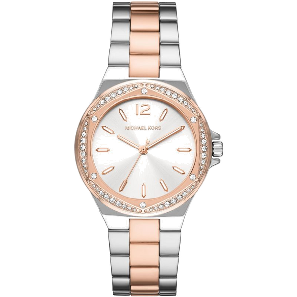 Michael Kors Lennox Three Hand Quartz Silver Dial Two Tone Steel Strap Watch For Women - MK6989 Buy Now By Michael Kors
