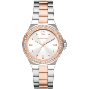 Michael Kors Lennox Three Hand Quartz Silver Dial Two Tone Steel Strap Watch For Women - MK6989 Buy Now By Michael Kors