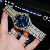 Michael Kors Lennox Three Hand Blue Dial Silver Steel Strap Watch For Women - MK6990 Buy Now By Michael Kors