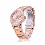 Michael Kors Camille Three Hand Rose Gold Dial Rose Gold Steel Strap Watch For Women - MK7197 Buy Now By Michael Kors