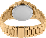 Michael Kors Lexington Chronograph Blue Dial Gold Steel Strap Watch For Women - MK7216 Buy Now By Michael Kors