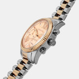 Michael Kors Lexington Chronograph Rose Gold Dial Two Tone Steel Strap Watch For Women - MK7219 Buy Now By Michael Kors