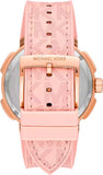 Michael Kors Sidney Multifunction White Dial Pink Silicone Strap Watch For Women - MK7222 Buy Now By Michael Kors