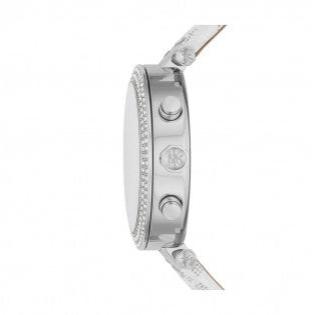 Michael Kors Parker Chronograph White Dial White Leather Strap Watch For Women - MK7226 Buy Now By Michael Kors