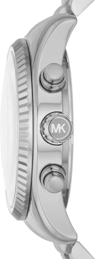 Michael Kors Parker Chronograph White Dial White Leather Strap Watch For Women - MK7226 Buy Now By Michael Kors