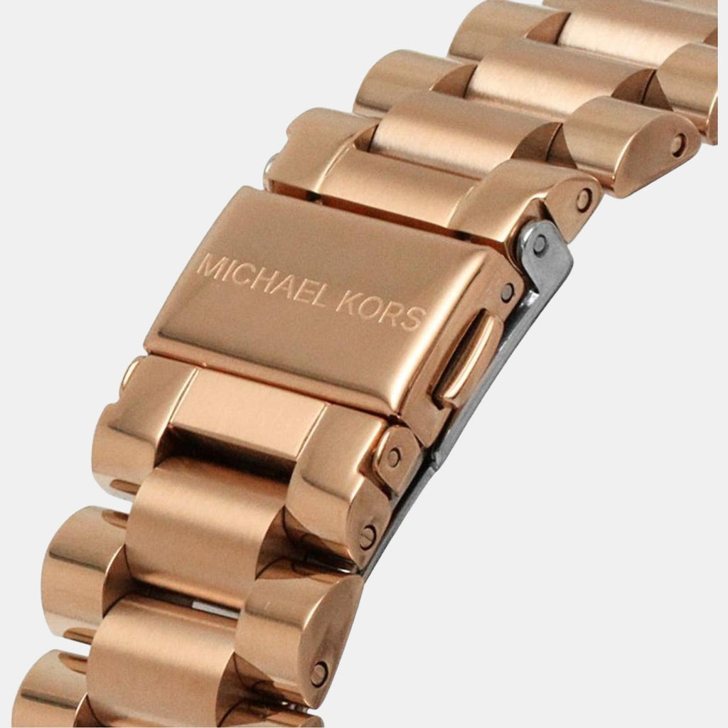 Michael Kors Lexington Chronograph Rose Gold Dial Rose Gold Steel Strap Watch for Women - MK7242 Buy Now By Michael Kors