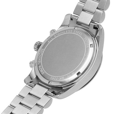 Michael Kors Lexington Chronograph White Dial Silver Steel Strap Watch For Women - MK7243 Buy Now By Michael Kors