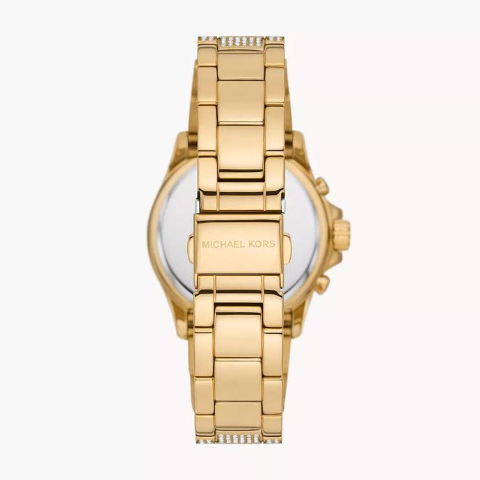 Michael Kors Everest Chronograph Crystals Gold Dial Gold Steel Strap Watch For Women - MK7254 Buy Now By Michael Kors