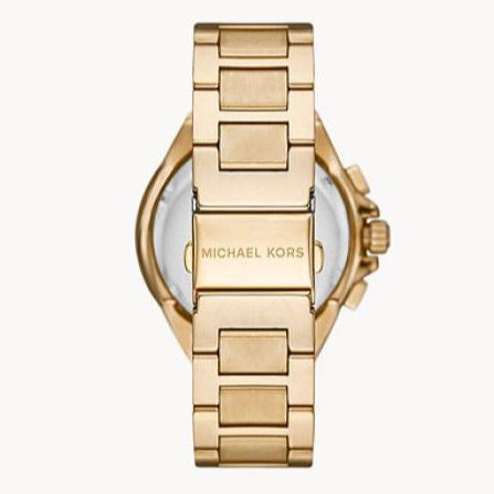 Michael Kors Camille Chronograph White Dial Gold Steel Strap Watch For Women - MK7270 Buy Now By Michael Kors