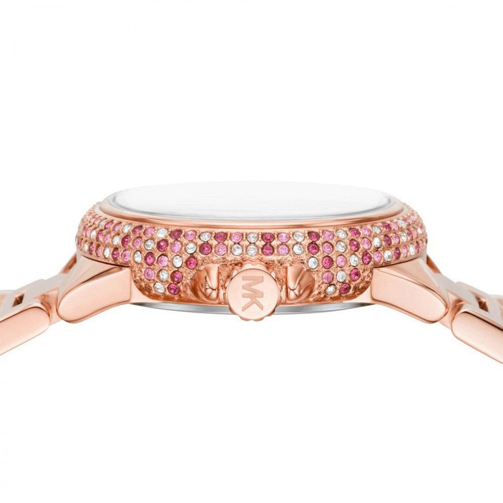 Michael Kors Mini Camille Multifunction Rose Gold Dial Rose Gold Steel Strap Watch For Women - MK7273 Buy Now By Michael Kors