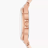 Michael Kors Melissa Pave Quartz Rose Gold Dial Rose Gold Steel Strap Watch for Women - MK4372 Buy Now By Michael Kors