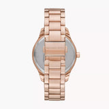 Michael Kors Abbey Three-Hand Analog Crystals Rose Gold Dial Rose Gold Steel Strap Watch for Women - MK4617 Buy Now By Michael Kors