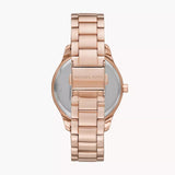 Michael Kors Runway Three-Hand Silver Dial Rose Gold Steel Strap Watch for Women - MK7473 Buy Now By Michael Kors