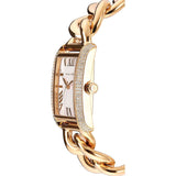 Michael Kors Emery Three Hand Silver Dial Gold Steel Strap Watch For Women - Mk7300 Buy Now By Michael Kors