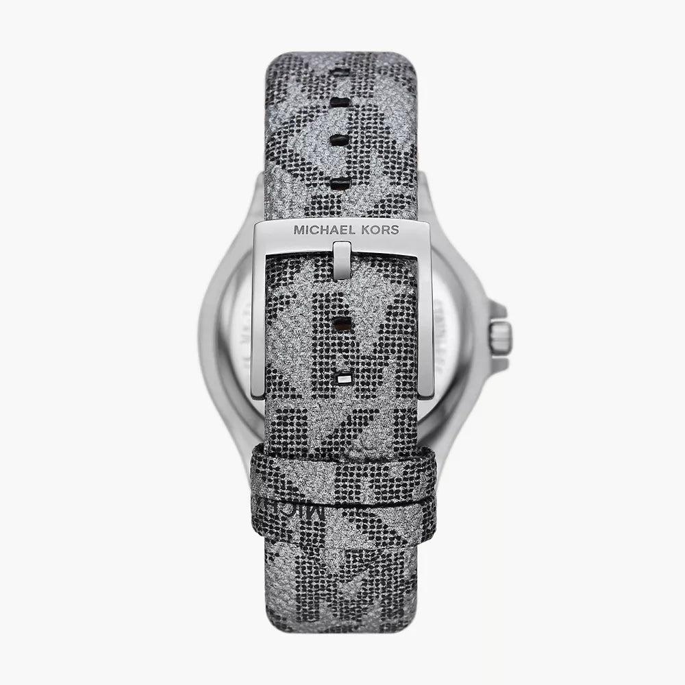 Michael Kors Lennox Quartz Black Dial Grey Leather Strap Watch For Women - MK7309 Buy Now By Michael Kors