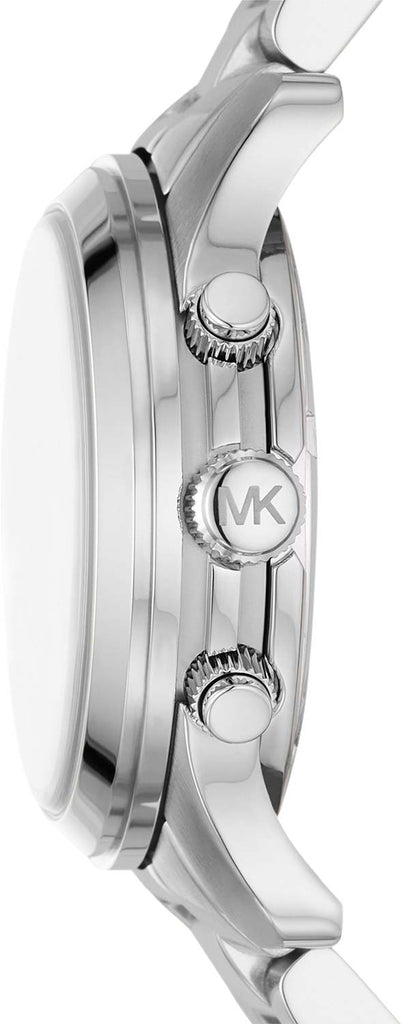 Michael Kors Runway Chronograph Silver Dial Silver Steel Strap Watch For Women - MK7325 Buy Now By Michael Kors