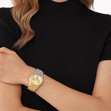 Michael Kors Runway Chronograph Gold Dial Two Tone Steel Strap Watch For Women - MK7329 Buy Now By Michael Kors