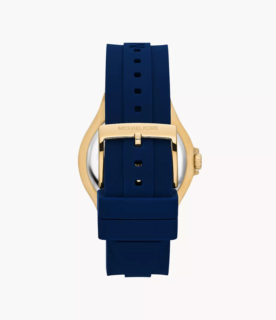 Michael Kors Lennox Three Hand White Dial Blue Silicone Strap Watch For Women - MK7333 Buy Now By Michael Kors