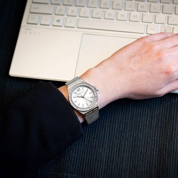 Michael Kors Lennox Three-Hand Silver Dial Silver Steel Strap Watch For Women - MK7337 Buy Now By Michael Kors