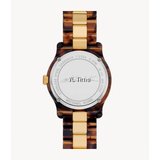 Michael Kors Runway Three-Hand Brown Dial Two Tone Steel Strap Watch for Women - MK7354 Buy Now By Michael Kors