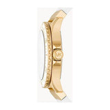 Michael Kors Everest Analog Gold Dial White Silicone Strap Watch For Women - MK7357 Buy Now By Michael Kors