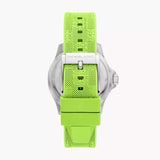 Michael Kors Everest Three Hand Crystals Silver Dial Green Silicone Strap Watch For Women - MK7360 Buy Now By Michael Kors