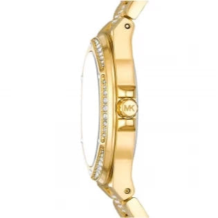 Michael Kors Lenox Three Hand Silver Dial Gold Steel Strap Watch For Women - MK7361 Buy Now By Michael Kors
