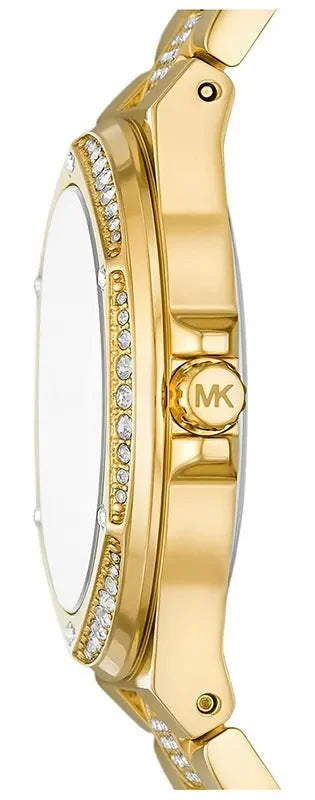 Michael Kors Lenox Three Hand Silver Dial Gold Steel Strap Watch For Women - MK7361 Buy Now By Michael Kors